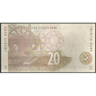 Sur Africa, 20 Rand ND1999 Firma 8 P124b