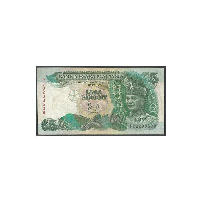 Malaysia, 5 Ringitt ND1989 P28b