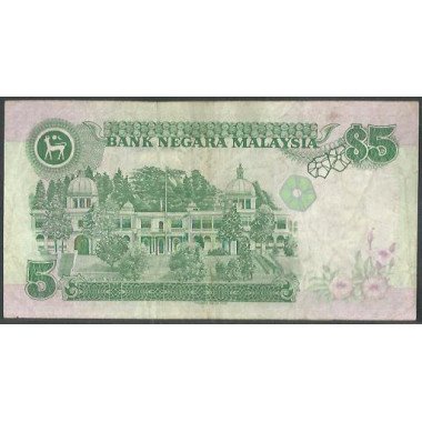 Malaysia, 5 Ringitt ND1989 P28b