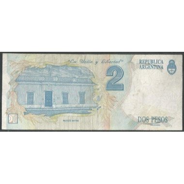 Argentina, 2 Pesos ND1993 Serie C P340b