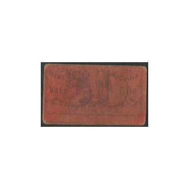 Mexico - Ejercito Constitucional, 50 Centavos 1915 Ps989