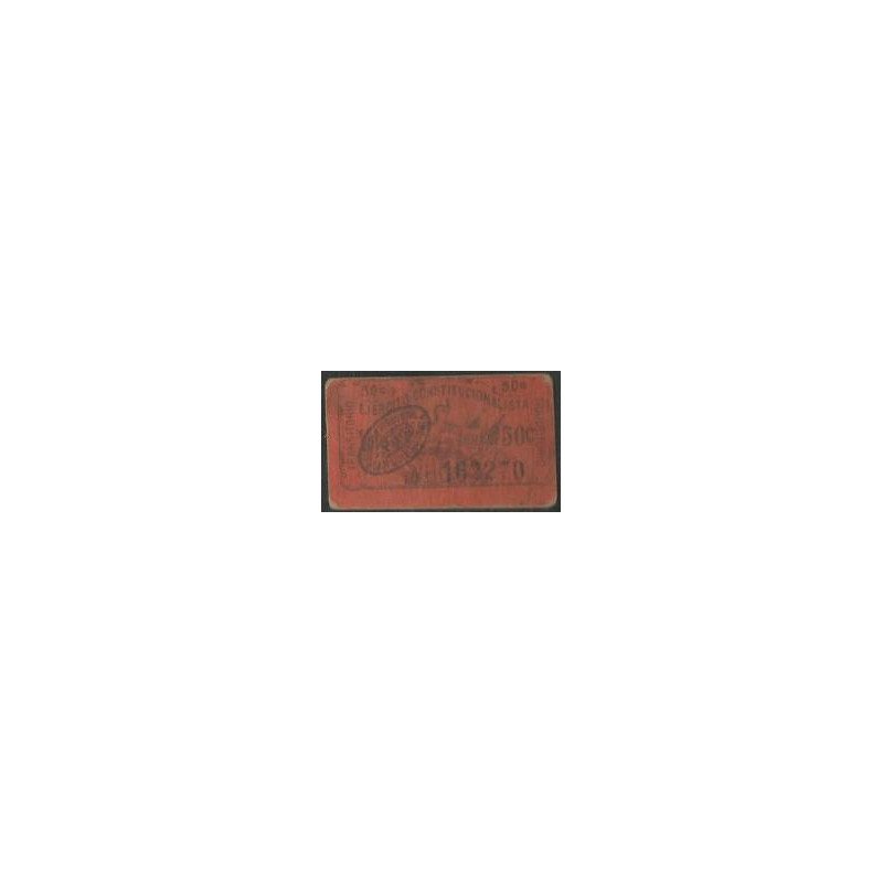 Mexico - Ejercito Constitucional, 50 Centavos 1915 Ps989