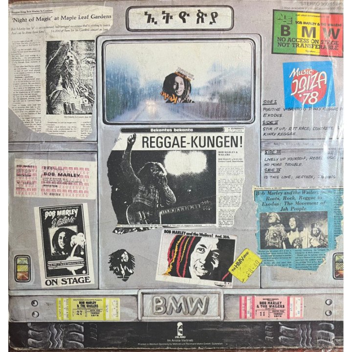 Bob Marley & The Wailers - Babylon By Bus Alemania 1978 reverso