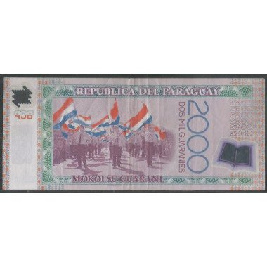 Paraguay, 2.000 Guaranies 2008 P228a