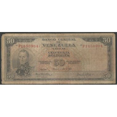 Venezuela, 50 Bolivares 18...