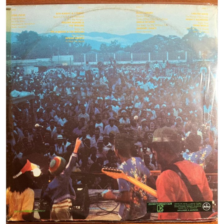 Reggae Sunsplash '81 Tribute to Bob Marley & The Wailers - Colombia 1982 reverso