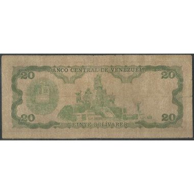 Venezuela, 20 Bolivares 25 Sep 1984 K 8 Dig P64