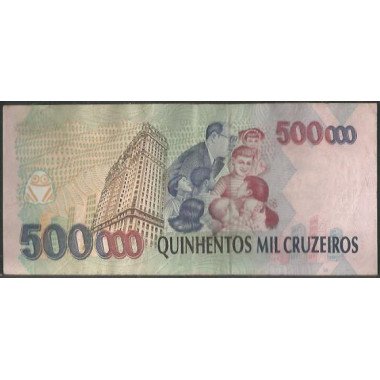 Brasil, 500 Cruzeiros Reais ND1993 Firma 32 P239a