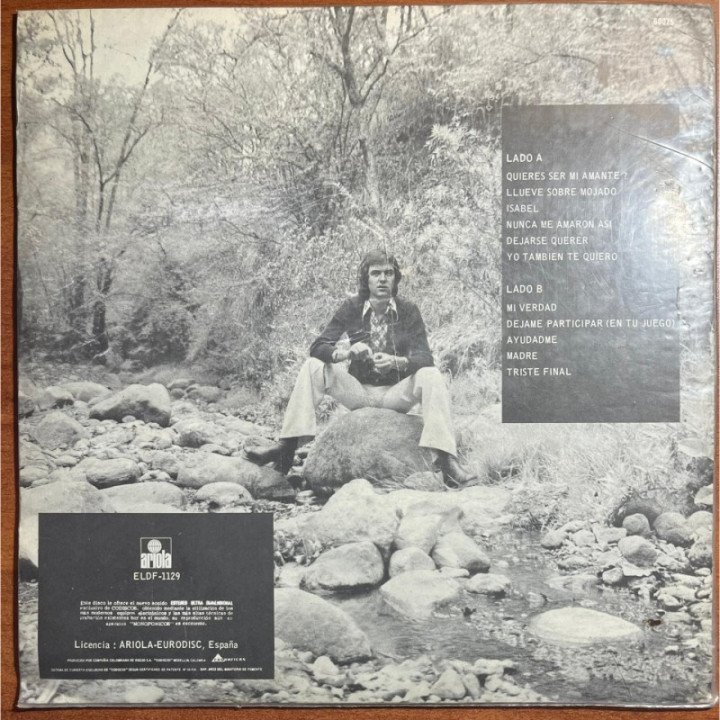 Camilo Sesto- Camilo Sesto - Colombia 1974 reverso