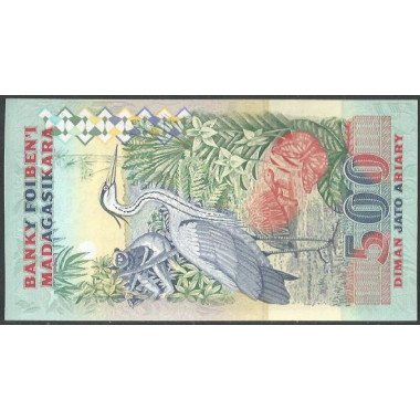 Madagascar, 2.500 Francs ND1993 P72Aa