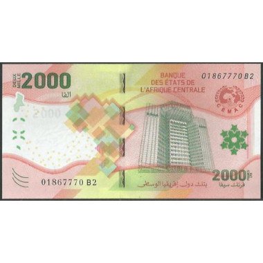 Africa Central, 2.000 Francs 2022 P702