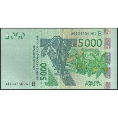 Benin, 5.000 Francs 2004 P217Bb