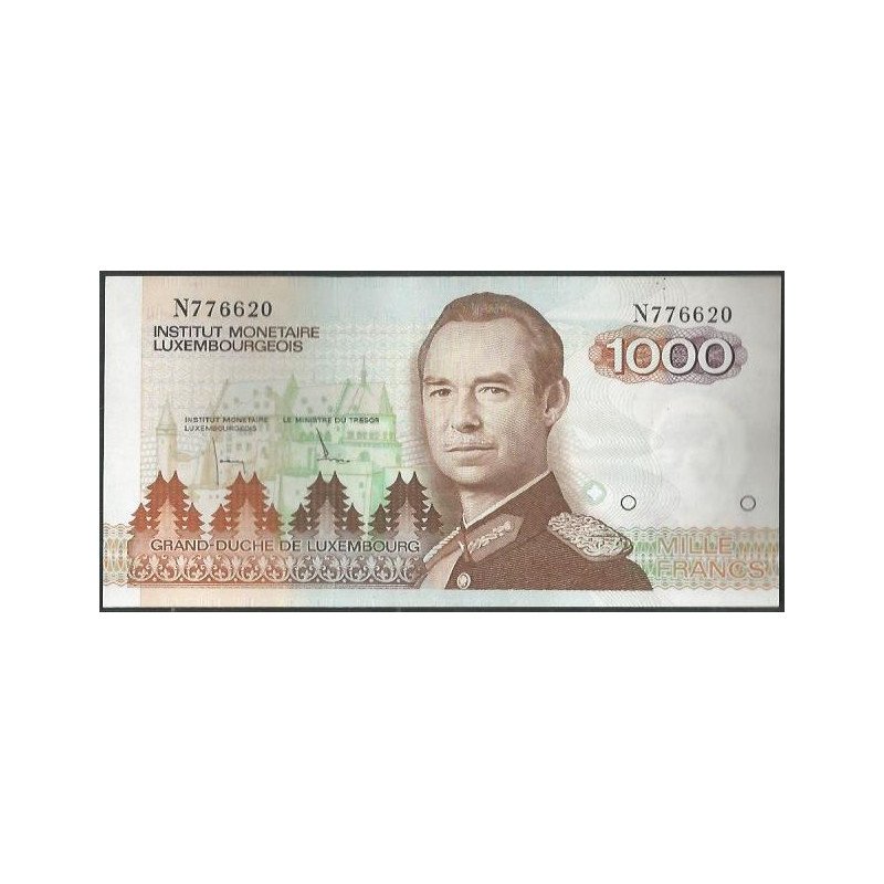 Luxemburgo, 1.000 Francs ND1985 P59