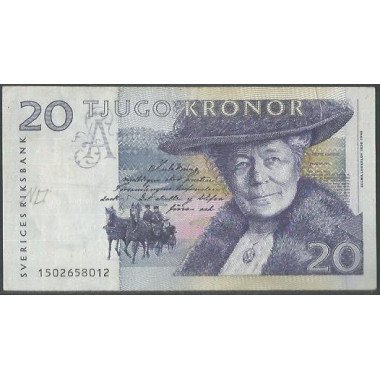 Suecia, 20 Kronor 1991 P61a