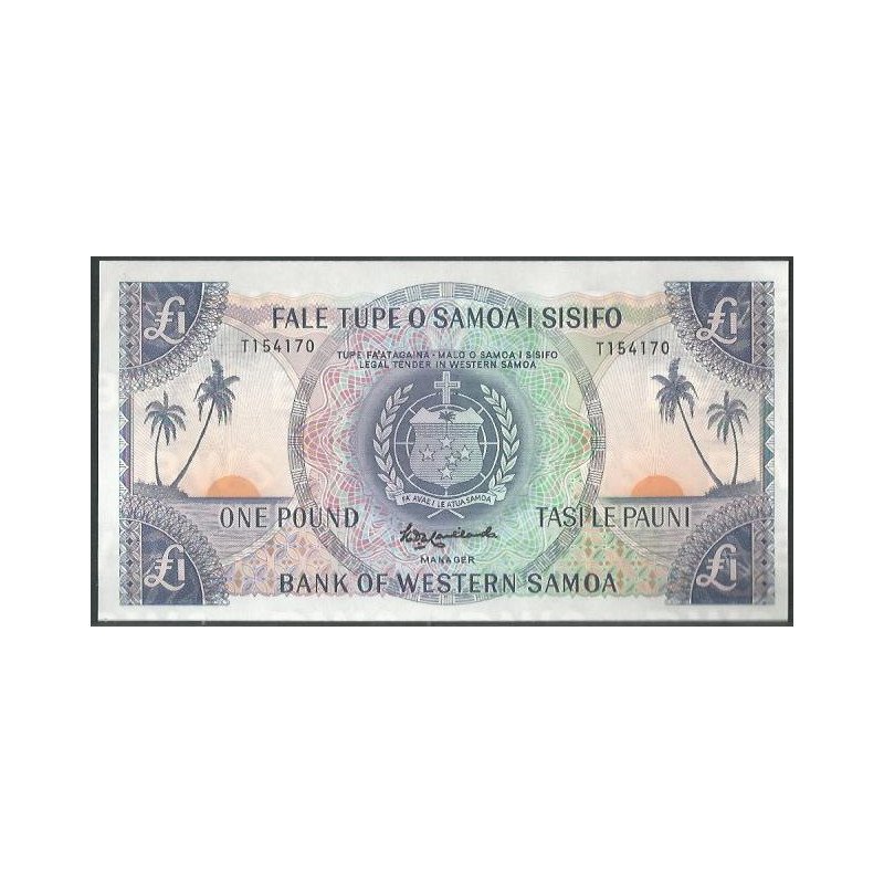 Samoa Occidental, 1 Pound ND2020 P14CS