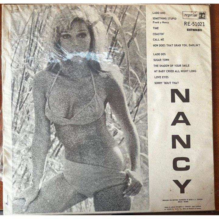 Frank Sinatra - Frank & Nancy Sinatra Something Stupid - Colombia - 1962 reverso