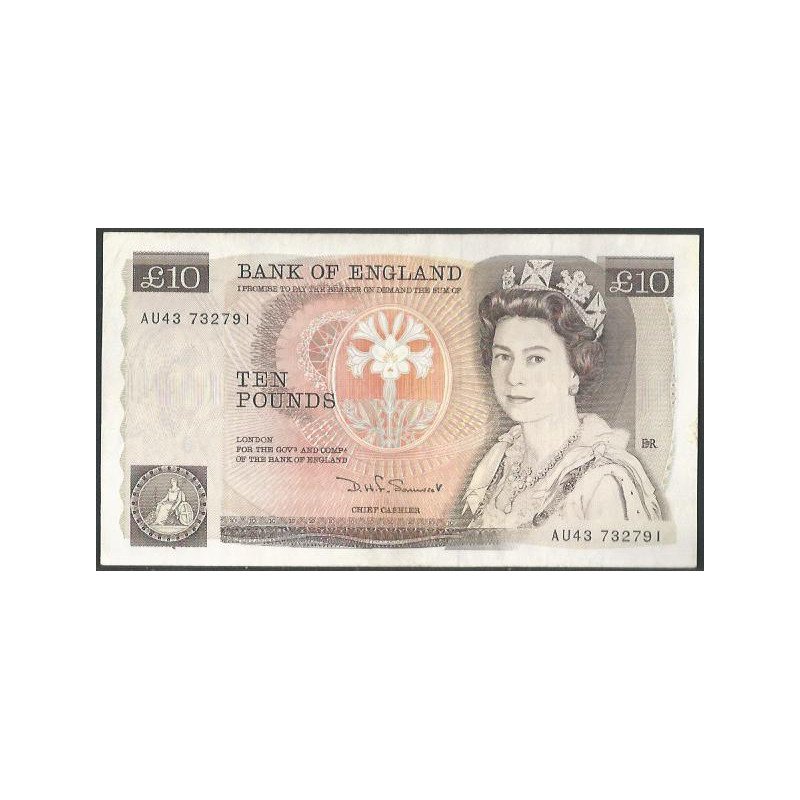 Inglaterra, 10 Pounds ND1984-6 P379c