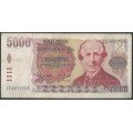 Argentina, 5.000 Pesos Argentinos ND1984-5 Serie A P318a
