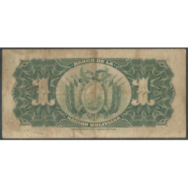 Bolivia, 1 Boliviano ND1929 Serie Q1 P112