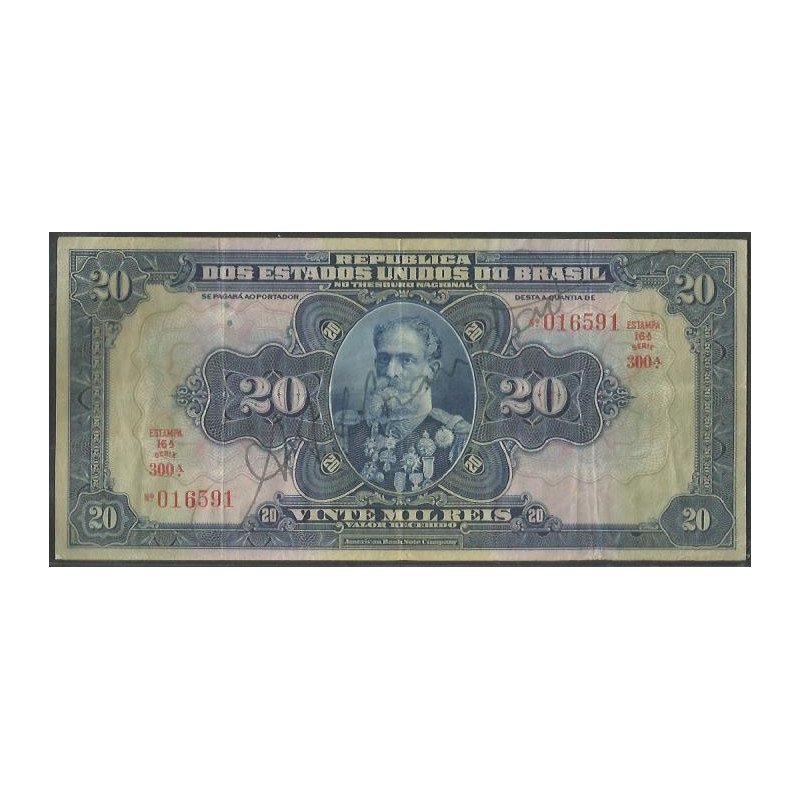 Brasil, 20 Mil Reis 1931 P48c