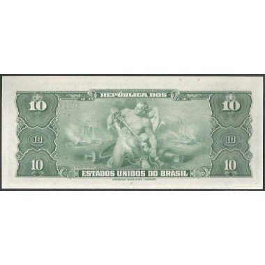 Brasil, 10 Cruzeiros ND1961-3 Firma 9 P167a