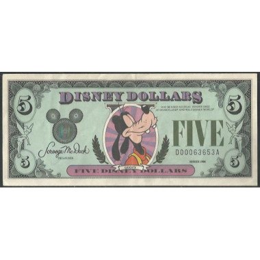 Disney, 5 Dollars 1988