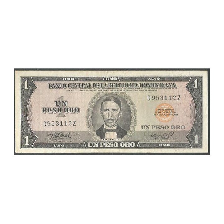 Rep. Dominicana 1 Peso 1976 P108a
