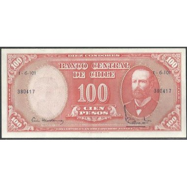 Chile, 10 Centesimos ND1960-1 P127a2