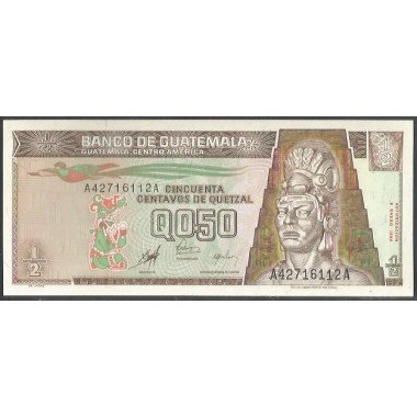 Guatemala, 50 Centavos 9 Ene 1998 P98