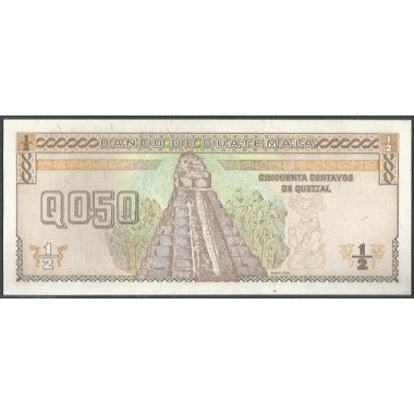 Guatemala, 50 Centavos 9 Ene 1998 P98