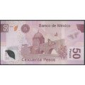 Mexico, 50 Pesos 24 Jun 2011 Serie U P123u