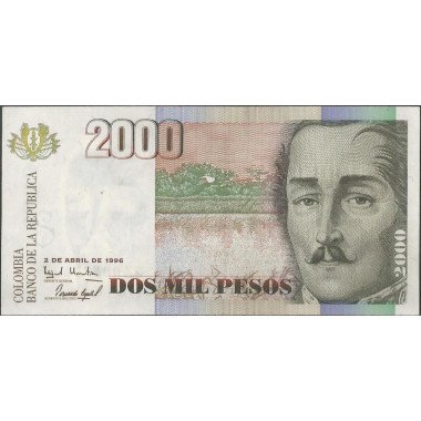 Billete de 2.000 Pesos 2 Abr 1996 BGW464