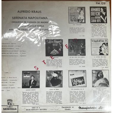 Alfredo Kraus  - Sings a Neapolitan Serenade
