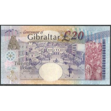 Gibraltar, 20 Pounds 4 Ago 2006 P31a