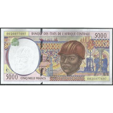 Congo, 5.000 Francs 2000 P104Cf