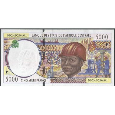 Chad, 5.000 Francs 1999 P604Pe