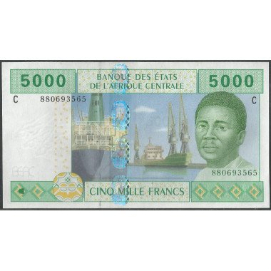 Chad, 5.000 Francs 2002 P609Cd