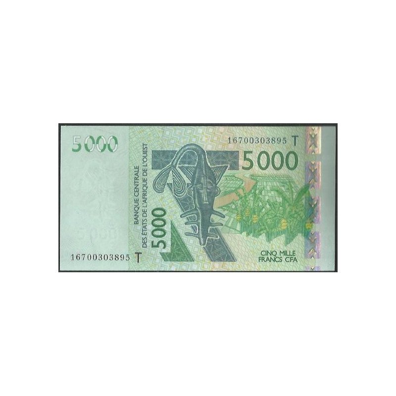 Togo, 5.000 Francs 2016 P817Tp
