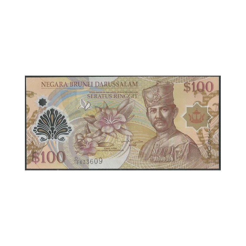Brunei, 100 Ringgit 2008 P29b