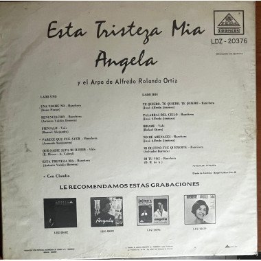 Angela - Esta Tristeza Mia