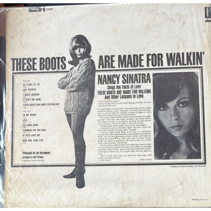Nancy Sinatra - Boots - USA reverso