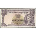 Nueva Zelanda, 1 Pound ND1956-60 Firma 6 P159c