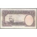 Nueva Zelanda, 1 Pound ND1956-60 Firma 6 P159c