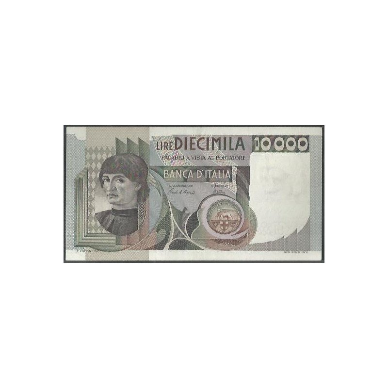 Italia, 10.000 Liras 3 Nov 1982 P106b