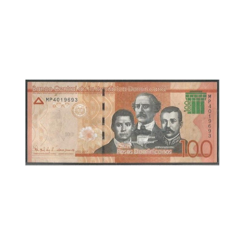 Rep. Dominicana, 100 Pesos 2017 P190d
