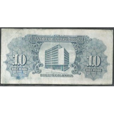 Billete de 10 Pesos 1 ene 1953 BGW173
