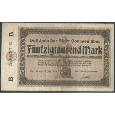 Alemania - Solingen, 50.000...