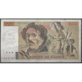 Francia 100 Francs 1989 P154d