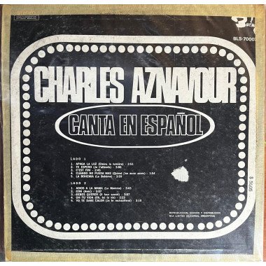 Charles Aznavour - Canta en Español