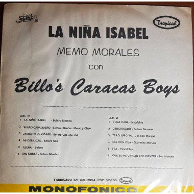 Billo's Caracas Boys - La Niña Isabel